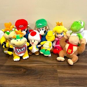 Super Mario plush set